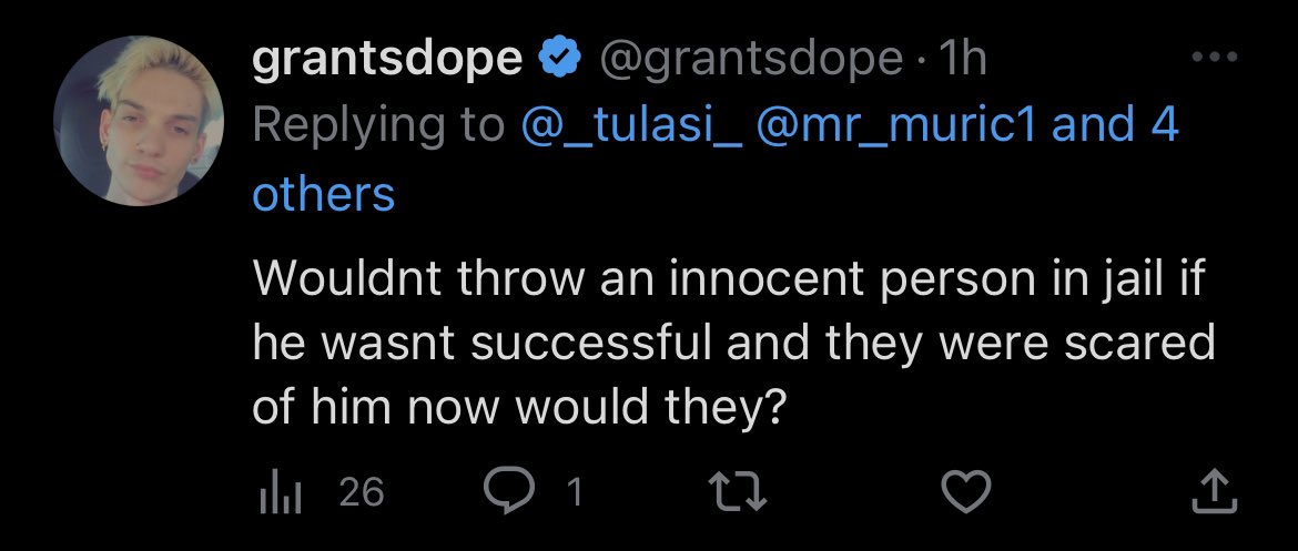 _tulasi_'s tweet photo. @grantsdope @mr_muric1 @Schlong_Jax @charsmilk @lottareds @Rap no, you basically said he was innocent during an ongoing investigation, I just reminded you what he was being investigated for https://t.co/7sn3Simmy8