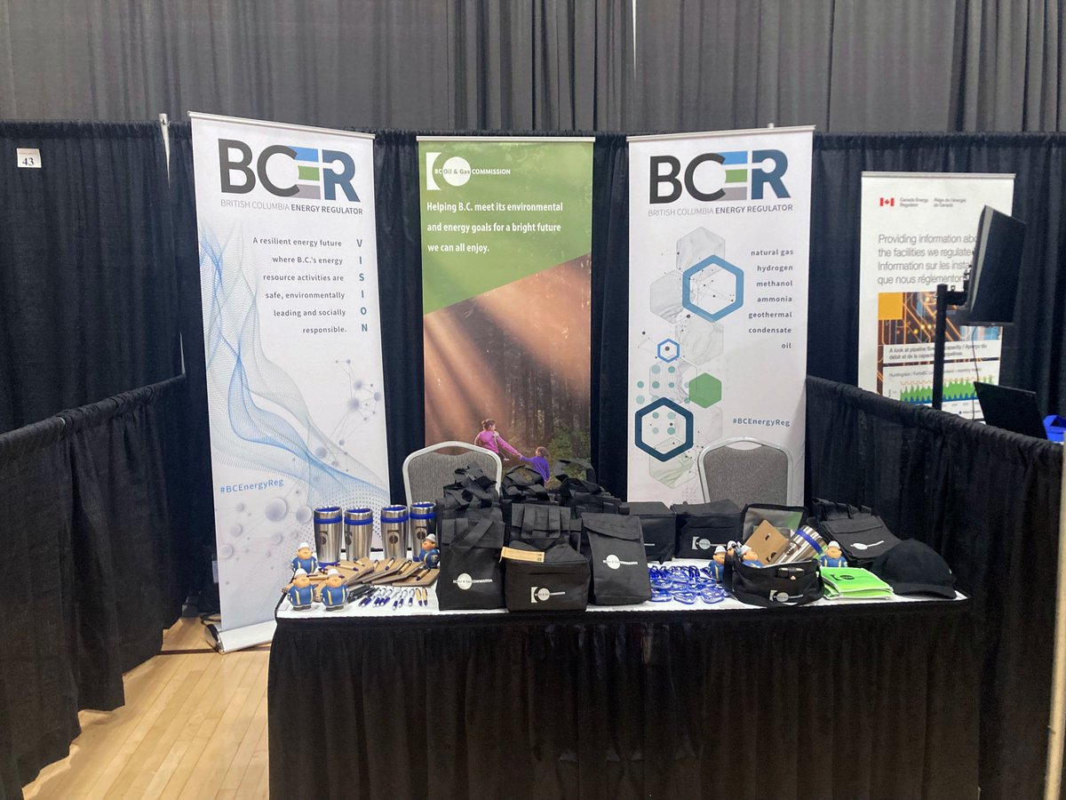 It's been 3 years since we've been at the BC Natural Resources Forum in person + we're excited to be able to answer all your questions about our role as a regulator, incl. our recently expanded mandate + upcoming name change! Come say 'hi' to our team at the booth #princegeorgebc