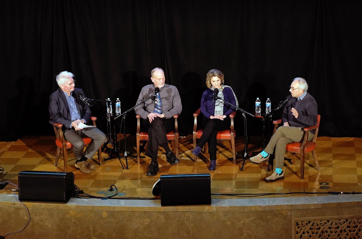 NourFoundation's tweet photo. Tonight’s panel “Fathoming the Mind: A Closer Look at the Formation of Self” is moderated by Steve Paulson and features biologist Kenneth R. Miller, philosopher Tamar Szabó Gendler, and ecologist Carl Safina https://t.co/d5eMwYmN8e