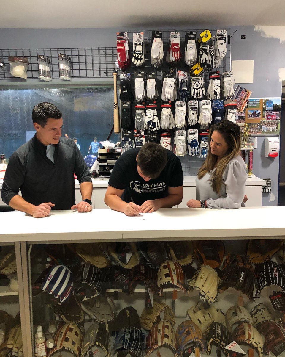 Congratulations on our 2023 LIB graduate Kyle Brindisi on signing his national letter of intent to play at Lock Haven University in PA. #lib #getrecruited