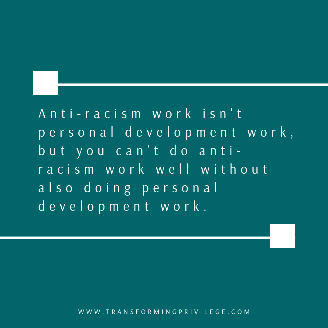 TransformingPr4's tweet photo. Anti-racism and anti-othering work go hand in hand with personal development work. Intellectual learning must be embodied to enact real behavioral change.
To truly dismantle systems, we must also focus on individuals, starting with ourselves.
#TransformingPrivilege #antiracism https://t.co/2uQQIEbc5Y