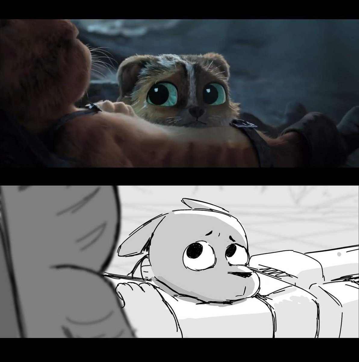 Had the opportunity to storyboard this sequence where Puss in Boots has a panic attack, pulling from my own experience to keep it real and relatable. v grateful for the vision from our directors and HOS <a href="/heidijogilbert/">Heidi Jo Gilbert</a> and that it resonates with so many audiences. ❤️ #pussinboots