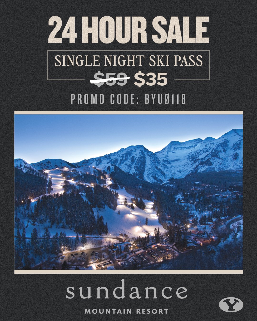 BYU Cougars on X: &ldquo;TWENTY-FOUR HOUR SALE 🎿 purchase your single 