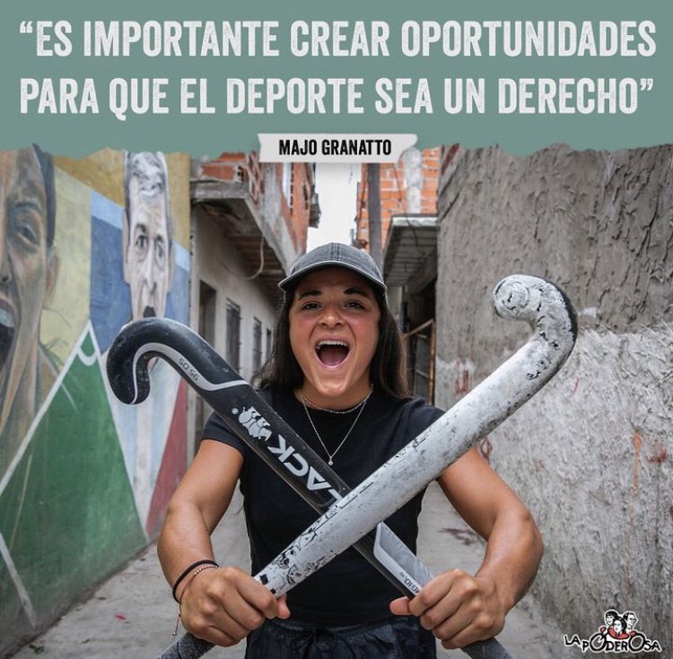 Brillante <a href="/MajoGranatto/">Majo Granatto</a> en #LaGargantaPoderosa 

 “Compartía palo y botines con mis hermanas. Nos costaba pagar la cuota, mis viejos hacían malabares. Sin ese acompañamiento, la realidad sería distinta. Es importante crear oportunidades para q el deporte sea un derecho”

[Hilo]👇🏽