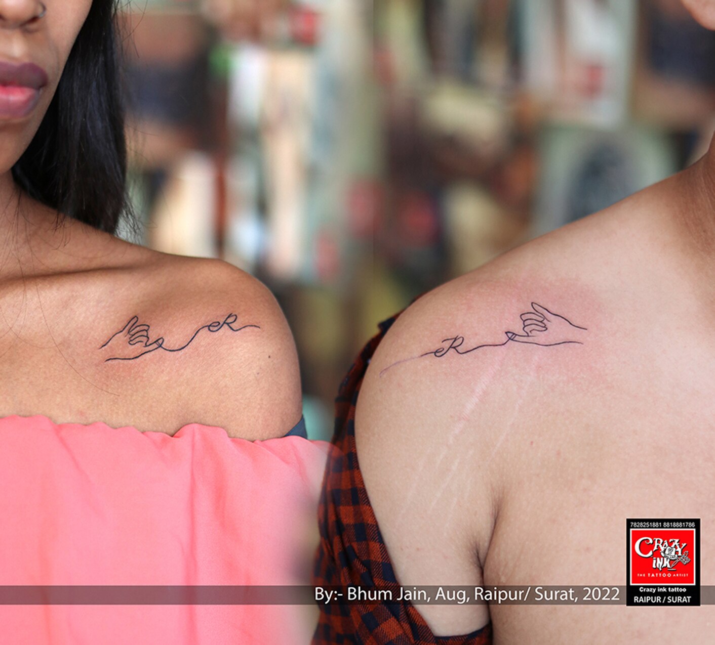 Best Tattoo in Coimbatore | Couple Tattoos in Coimbatore