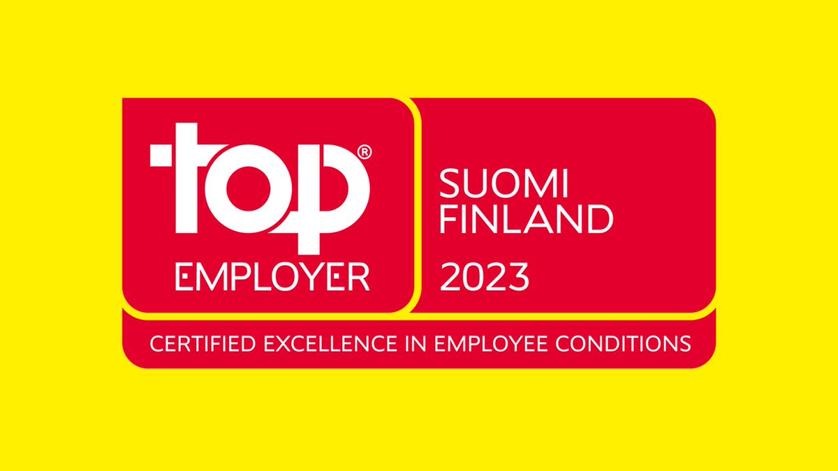 Lidl Suomi on Top Employer 2023! 🎉🎉

Meidät palkittiin viidettä kertaa arvostetulla Top Employer Suomi -sertifikaatilla, jonka myöntää riippumaton tutkimuslaitos tunnustuksena erinomaisille työnantajille.

#teamlidl #topemployers2023 #topemployer #työelämä