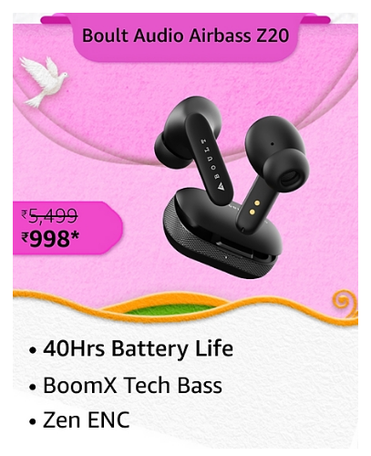secretofferzone's tweet photo. Grab the Best Offers 💥💥

Boult Audio Airbass Z20: https://t.co/vNflnp1OOu
realme Buds Air 3 Neo: https://t.co/wb2XUGsITQ

#Deals #Offers #shoppingqueen #shoppingonline #shoppingaddict #Amazon #AmazonDeals #AmazonFinds #entertainment #fashion #PriyankaIsTheBoss #ShivIsTheBoss https://t.co/bpgLKHp4AM