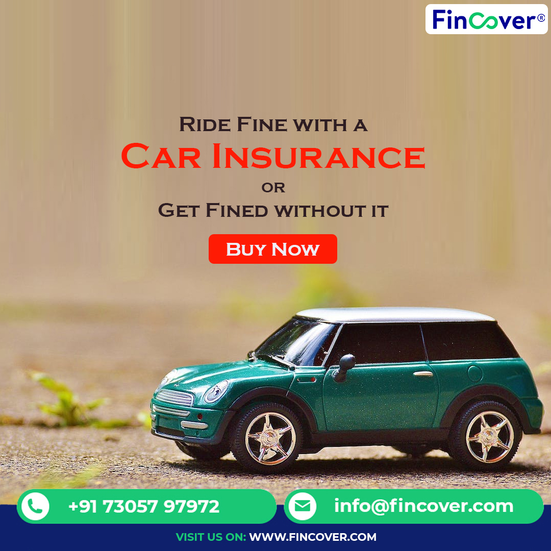 Car Insurance is mandatory, according to law. Save yourself from getting fined by keeping your Car Insurance policy valid. Visit Fincover to buy/renew Car Insurance policy in few steps. 
#FinCover #insurance #carinsurance #fourwheelerinsurance