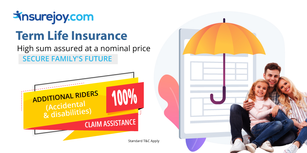 InsurejoyIndia's tweet photo. The #terminsuranceplan provides #financialprotection for the entire family in case of the unfortunate death of the policyholder. Also, you can get optional coverage for critical illnesses or accidental death.
Compare & Buy👉 : https://t.co/lFyQAbvUmO
#insurejoy https://t.co/6mtzHsjPms