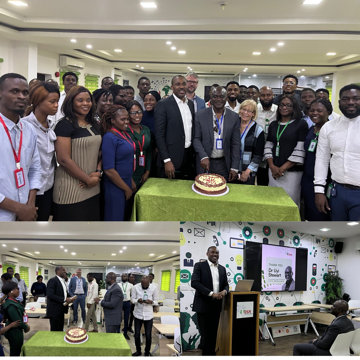 What a day to celebrate the selfless service of <a href="/uyistewart/">uyistewart</a> as the outgoing Chairman of our Advisory Board! 

Thanks for giving so much to lay the foundation of one of Africa's foremost AI organizations. 

We will always treasure your passion, purpose and astounding excellence.