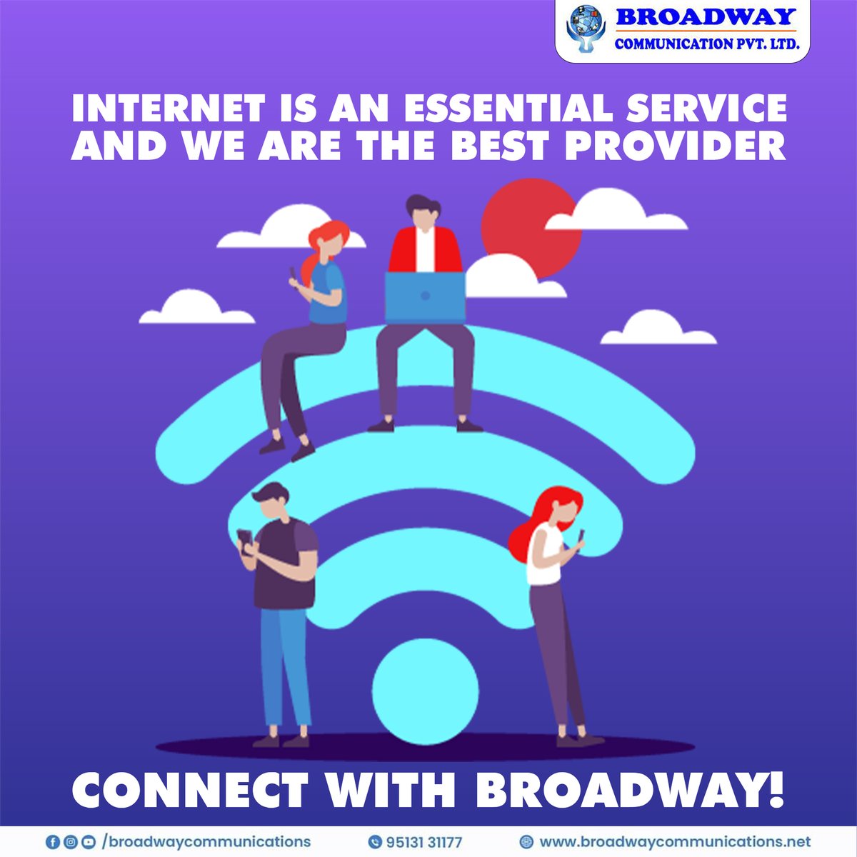 Connect with Broadway!

Visit our website - lnkd.in/dKBkP6U5

#broadwaycommunication #security #wifi #broadband #cctv #securitysystem #iptv #homeautomation #communications #broadway #broadbandinternet #wirelessbroadband #broadbandforall #broadbandservices #broadbandtv