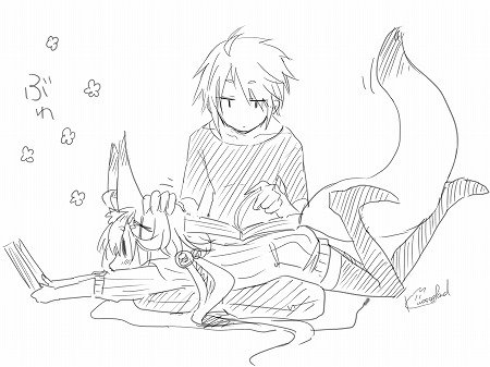 かまってほしい狐月さん 