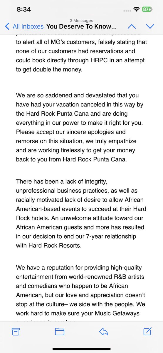 @sherylunderwood please help us spread the word regarding the #blackfyrefestival #solfest #warrenhill #musicgetaways scamming us. #HardRock confirmed they never received the money which resulted in a cancellation 1 day before the event. We received our notice after boarding.