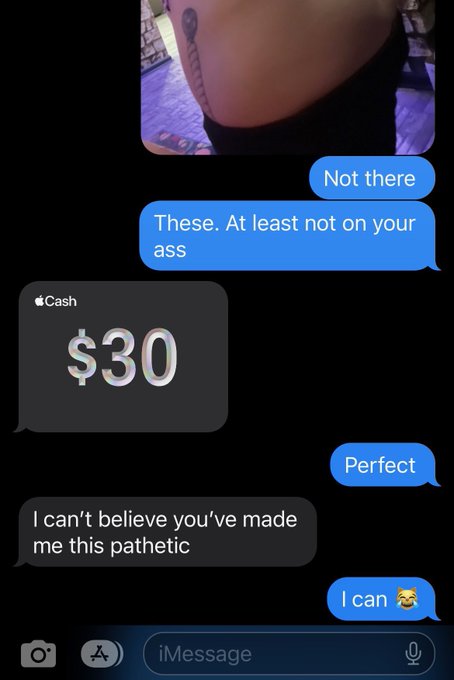 Even my pathetic boyfriend has to pay a beta tax   I was out fucking a real man while Nikki was home