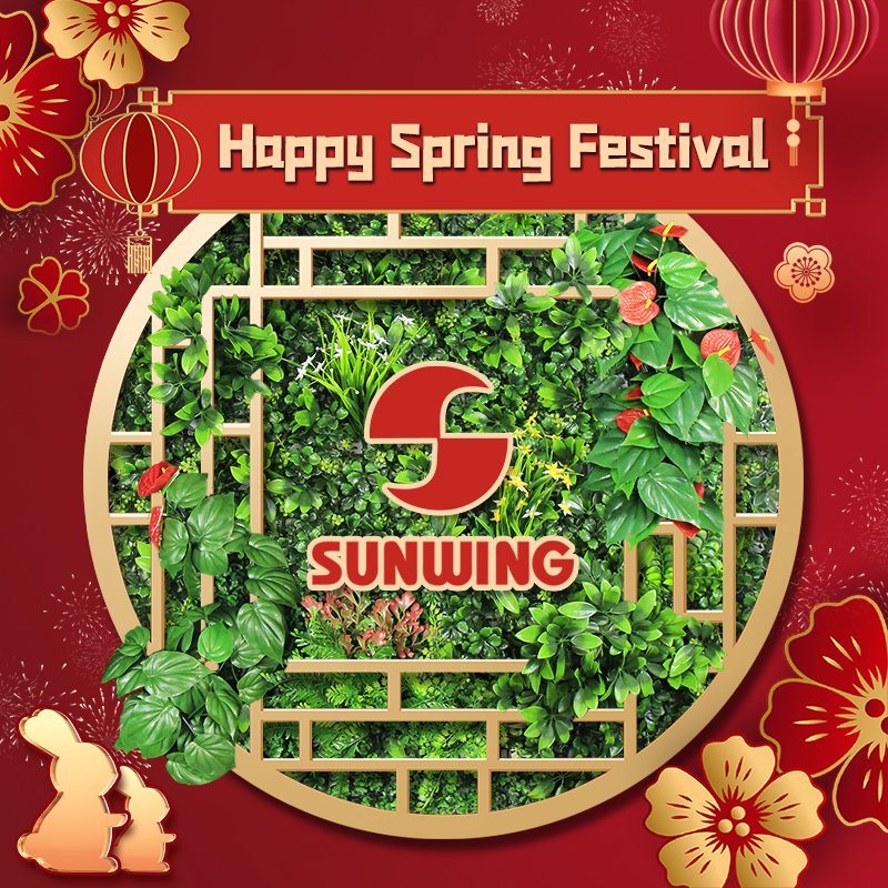 sunwinghedges's tweet photo. ❤️Happy Chinese New Year to all~ 
We will enjoy the Chinese New Year holiday from January 21st until January 27th.
For any inquiries, welcome to reach out thru sales@plantsartificial.com.Our sales rep. will reply back asap.
#sunwingartificialplants  #chinesenewyear https://t.co/x86qvlvqfi