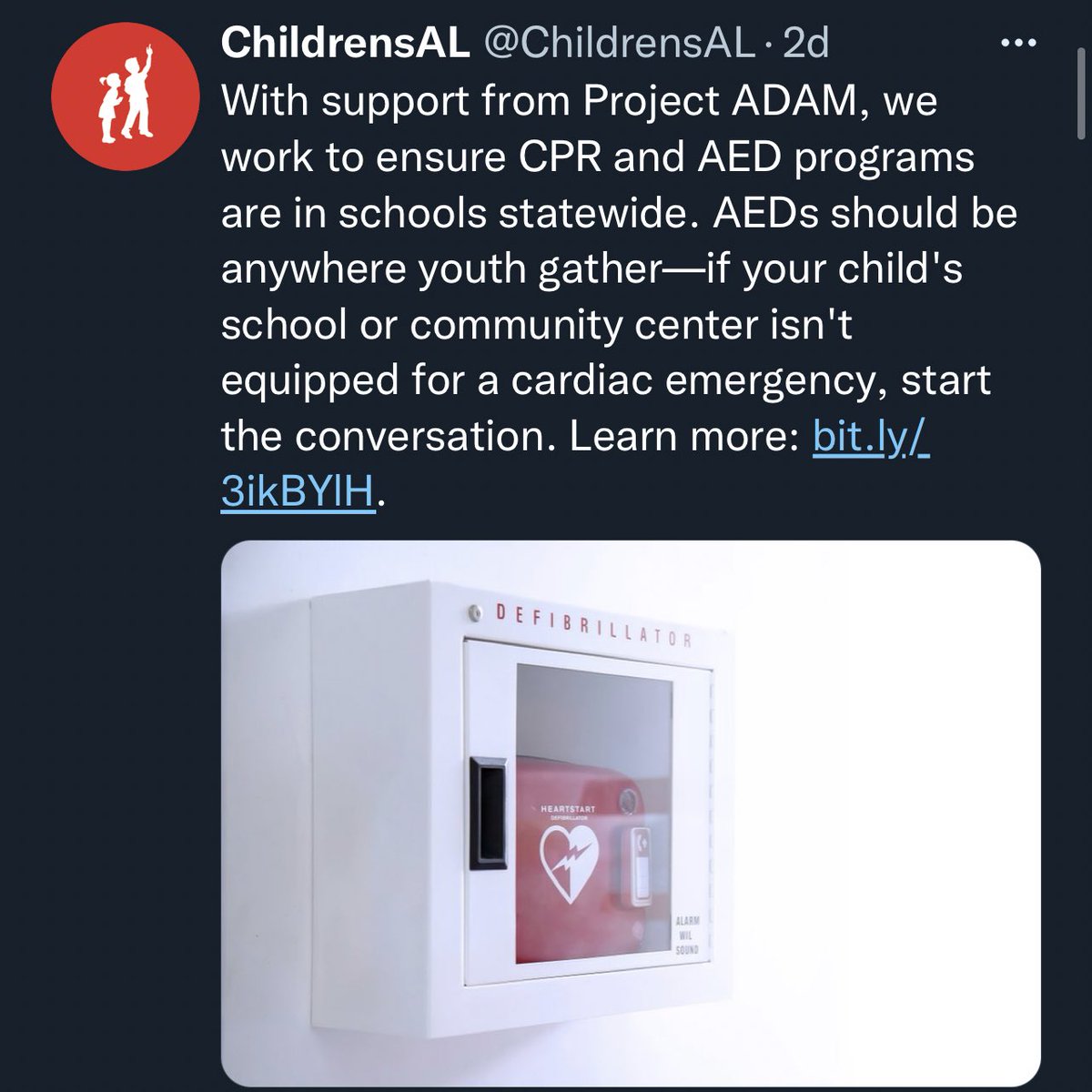 Meanwhile CPR & Defibrillator training encouraged throughout Alabama Public Schools due to uptick in #PediatricCardiacEmergencies 
#BlackBoxWarning