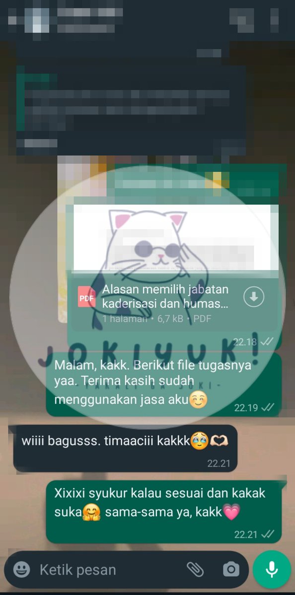 Jokiyuu's tweet photo. 160. ALASAN MASUK KEPANITIAAN!!
AKU OPEN JOKI UNTUK MENJAWAB BERBAGAI PERTANYAAN INTERVIEW ORGANISASI YAA!! OSIS/MPK/EKSKUL/HIMA DLL. ALASAN, MOTIVASI MASUK, VISI MISI, PROKER JUGA BISA. JADI TINGGAL CHAT WA AKU AJA DI BIO YAA!!π€
#jokitugas #jokiinterview #testiyuk https://t.co/KZvIU2SkqD