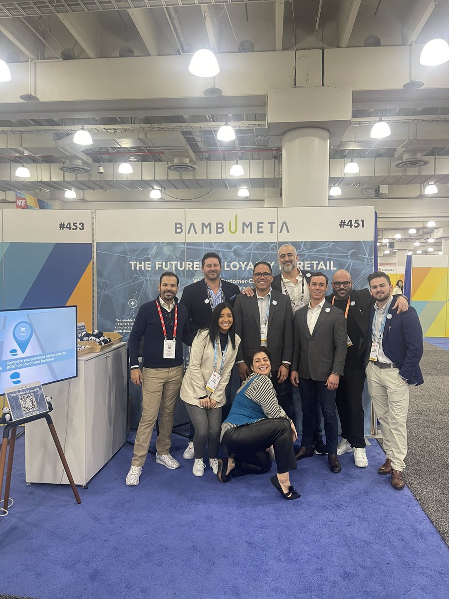 So eternally grateful to this team! @BambuMeta 
#NRF2023 @NRFBigShow