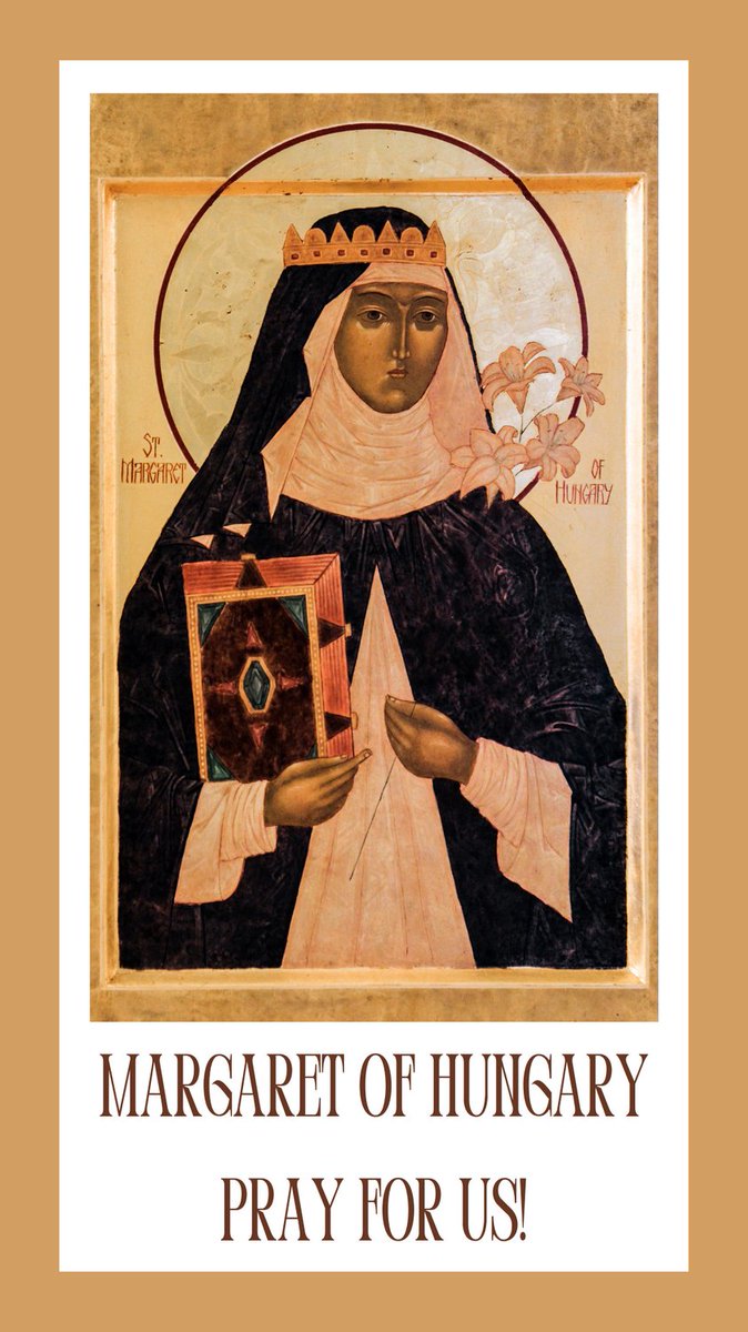 Catholic Priest Media on Twitter ""Saint Margaret of Hungary, Pray Us