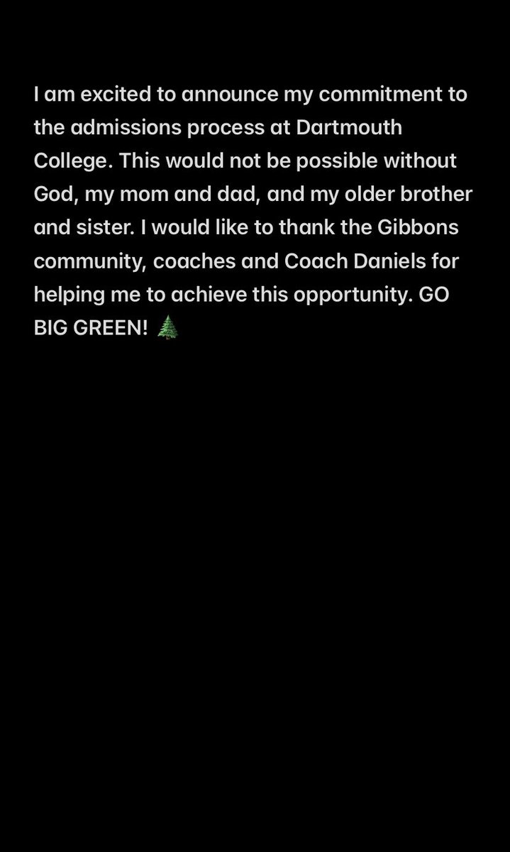 COMMITTED!! <a href="/BTeevens/">Buddy Teevens '79</a> <a href="/coachdaveshula/">Dave Shula</a> <a href="/CoachDaft/">Kevin Daft</a> <a href="/DartmouthFTBL/">Dartmouth Football</a> <a href="/LandanYount/">Landan Yount</a> <a href="/football_cghsnc/">Gibbons Football</a>