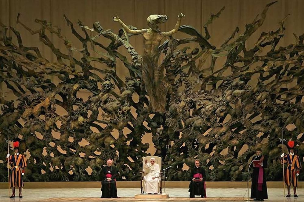 Kabamur's tweet photo. Jealous gods that need blood don't deserve praise.

Catholicism didn't become corrupted, it was always about a satanic blood ritual. These weren't Jesus's beliefs but the beliefs of his accusers.

How can people think they follow his teachings while they celebrate his suffering? https://t.co/3VWyqfIwcQ
