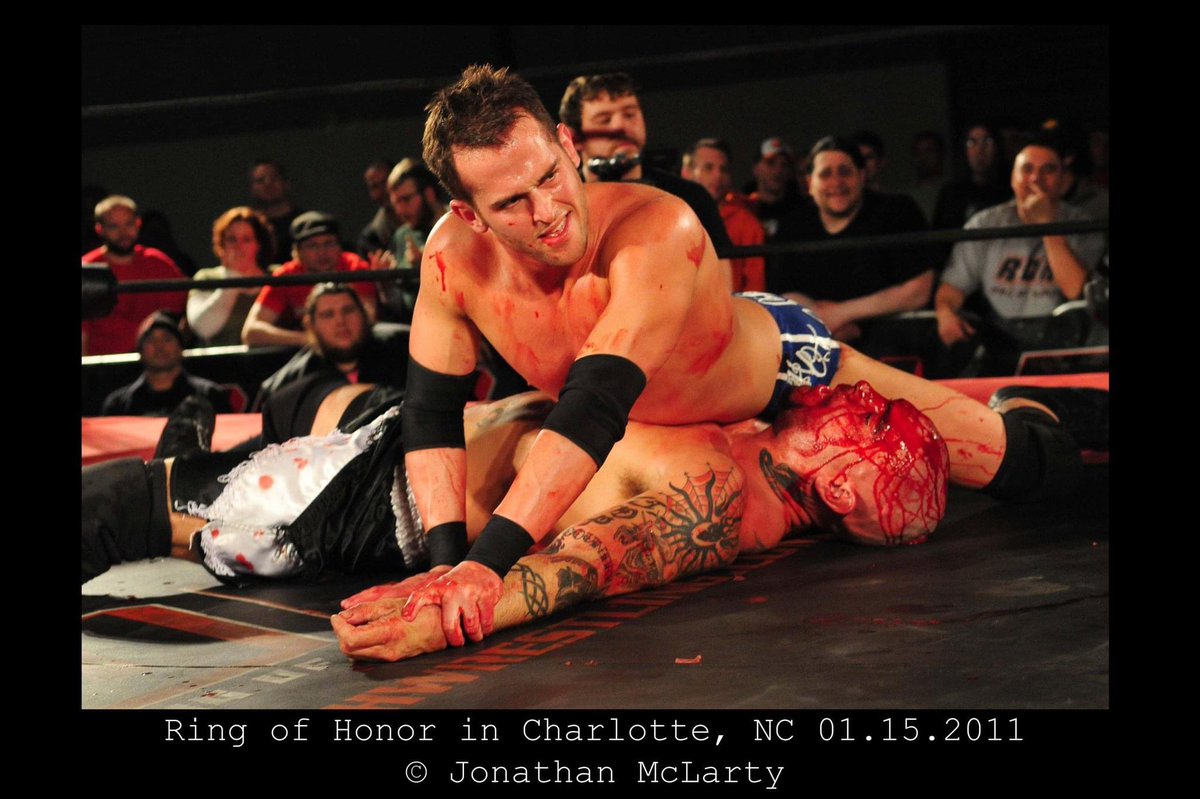 One of my favorite photos I took with #JayBriscoe in it. Got more special ones to share hopefully soon. #ripjaybriscoe #roh