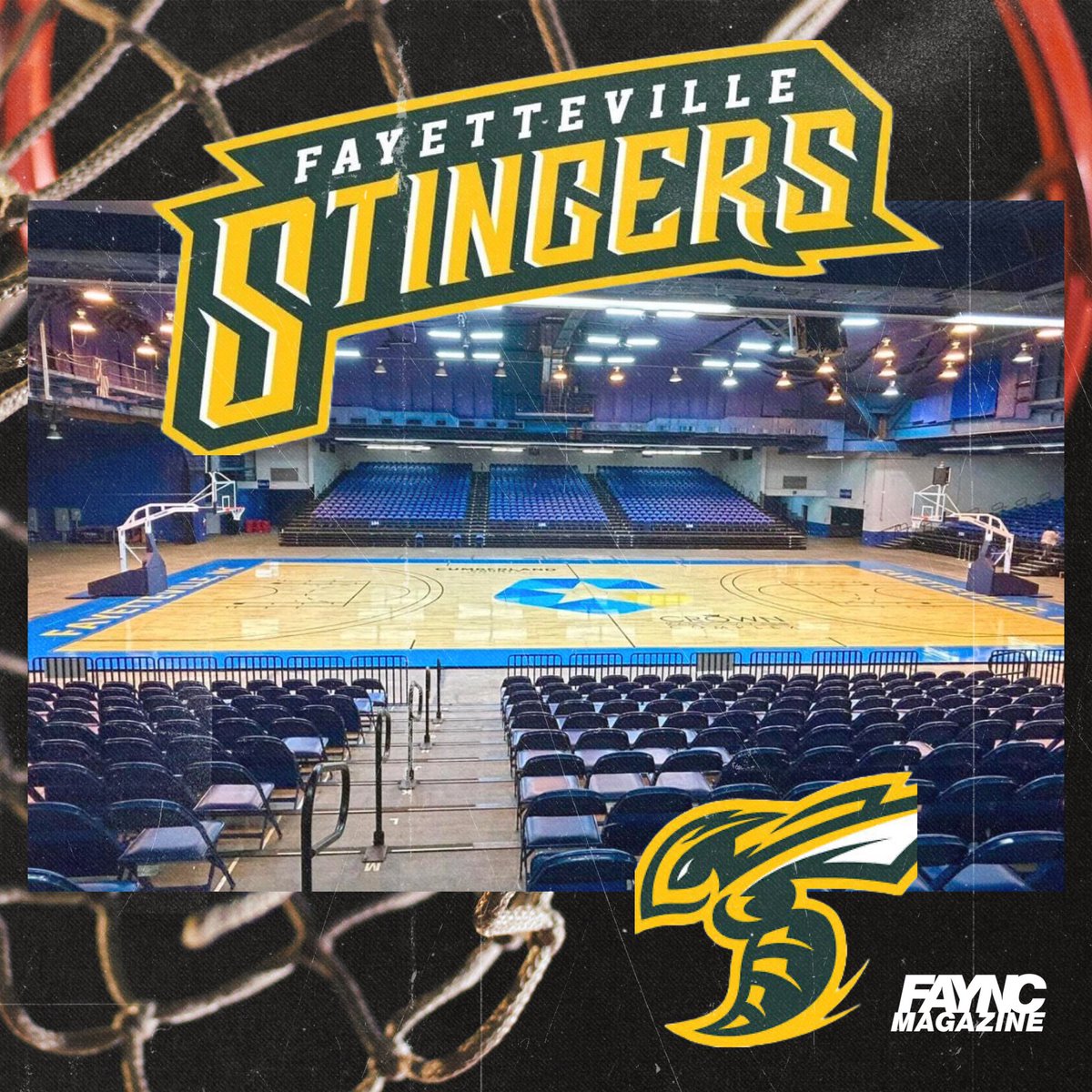 fayncmag's tweet photo. @StingersTBL Basketball to Play at @CrownComplexNC 🏀🐝

Read/learn more here⬇️⬇️⬇️
https://t.co/YkVesjypDM

#FAYNC #FAYNCMAG #BUZZON #TheFayettevilleStingers #TBL https://t.co/jVYAMAIHhU
