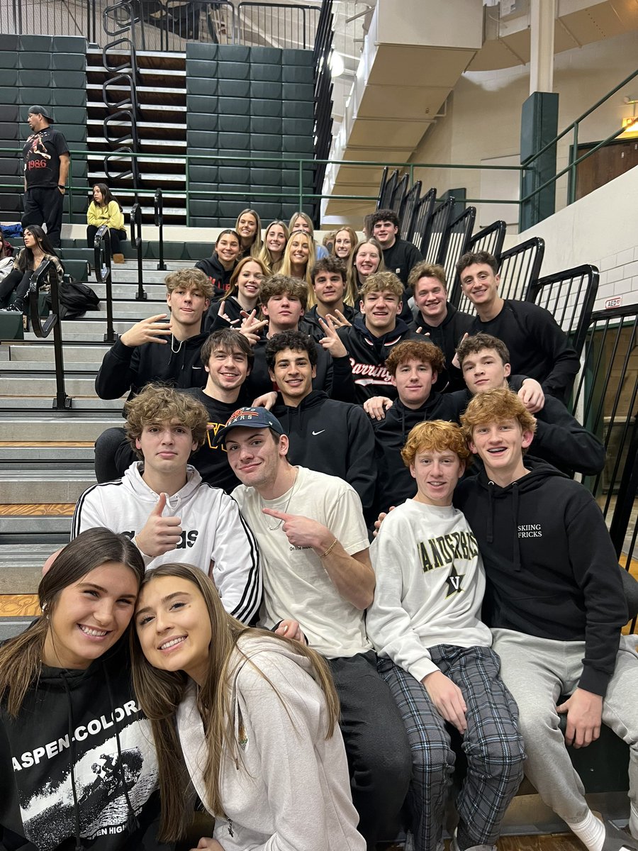KaszubaMs's tweet photo. Best fans came out to watch @bhsfilliesbball battle! ❤️🖤 https://t.co/FqKKV2XBoo