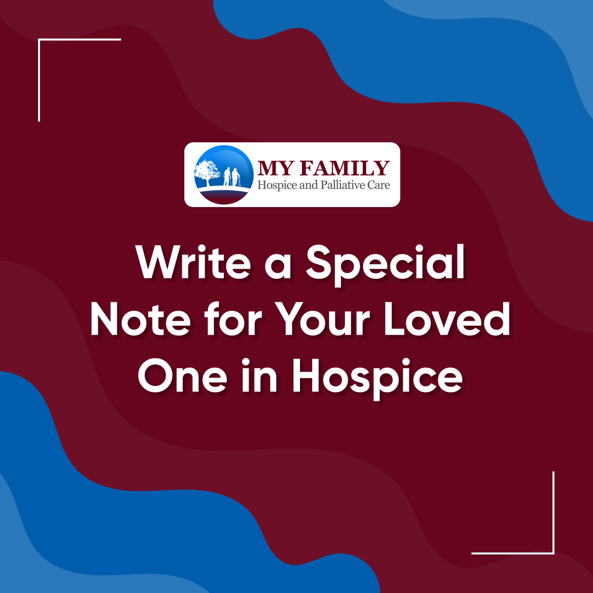 myfamilyhapc's tweet image. Do you have a loved one in hospice? One way to provide emotional support is to write a special note. Thank them for the great things they have done in your life and how you value them.

#SpecialNote #HospiceCare #SimiValleyCA