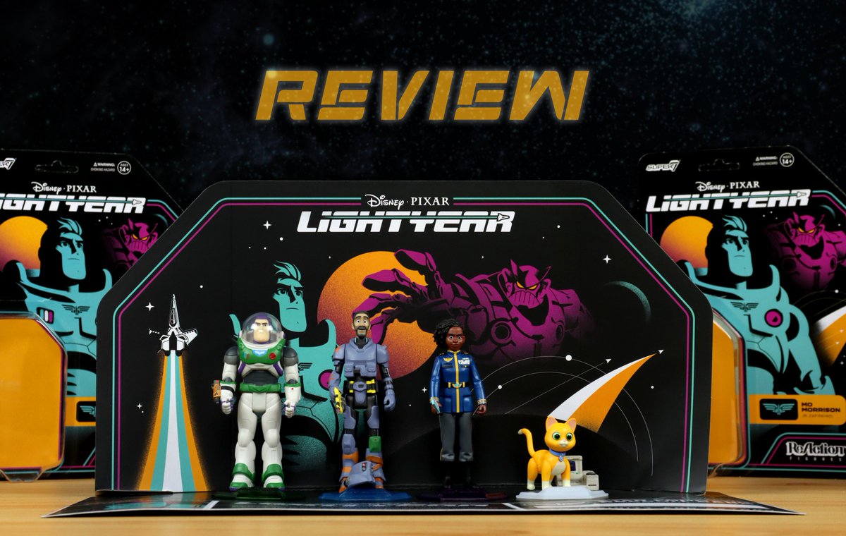 danthepixarfan's tweet photo. *gifted* My full, detailed review of the @super7store #Lightyear retro inspired ReAction Figures (as part of the early enlistment bundle) is now on my YouTube channel! Link here: https://t.co/9WlFUTrFPP

A big thanks once again to #Super7 for sending this set my way 🌌 #pixar https://t.co/s1aWrsKoUn