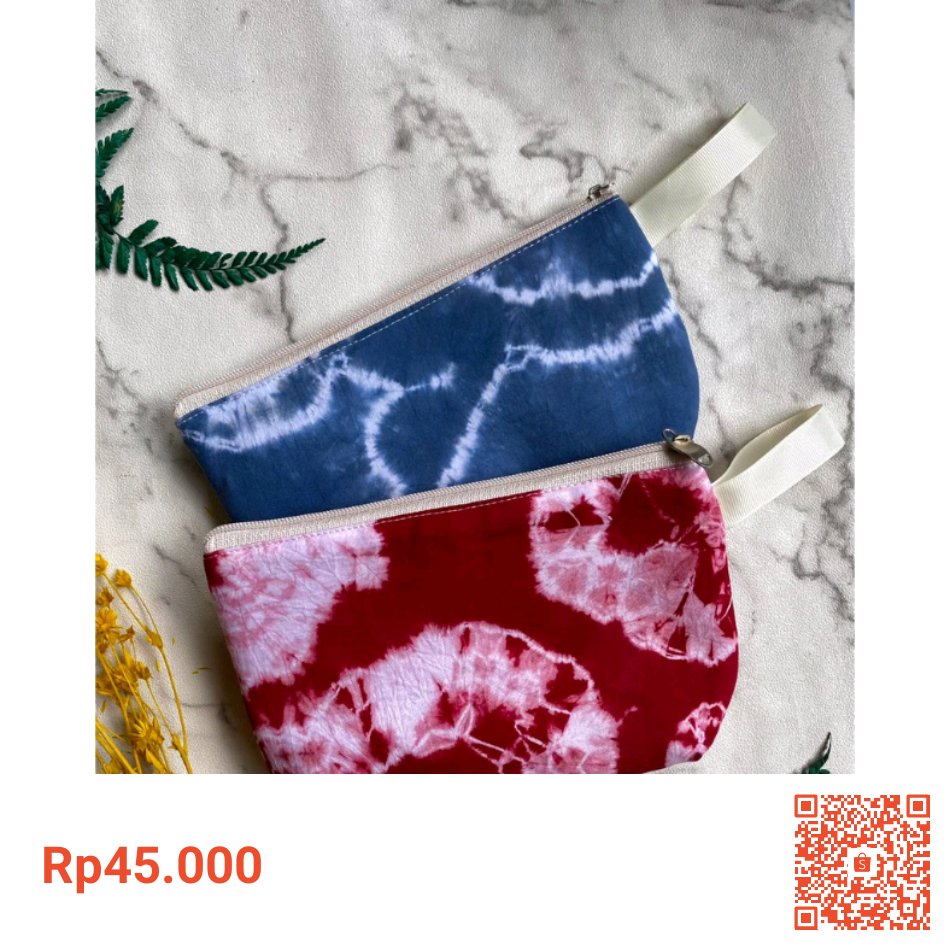 Saya menjual Kaja Shibori - Pouch Make Up Medium Shibori Marun dan Biru seharga Rp45.000. Dapatkan produk ini hanya di Shopee! shope.ee/6pSLj8hKSW?sha… #ShopeeID