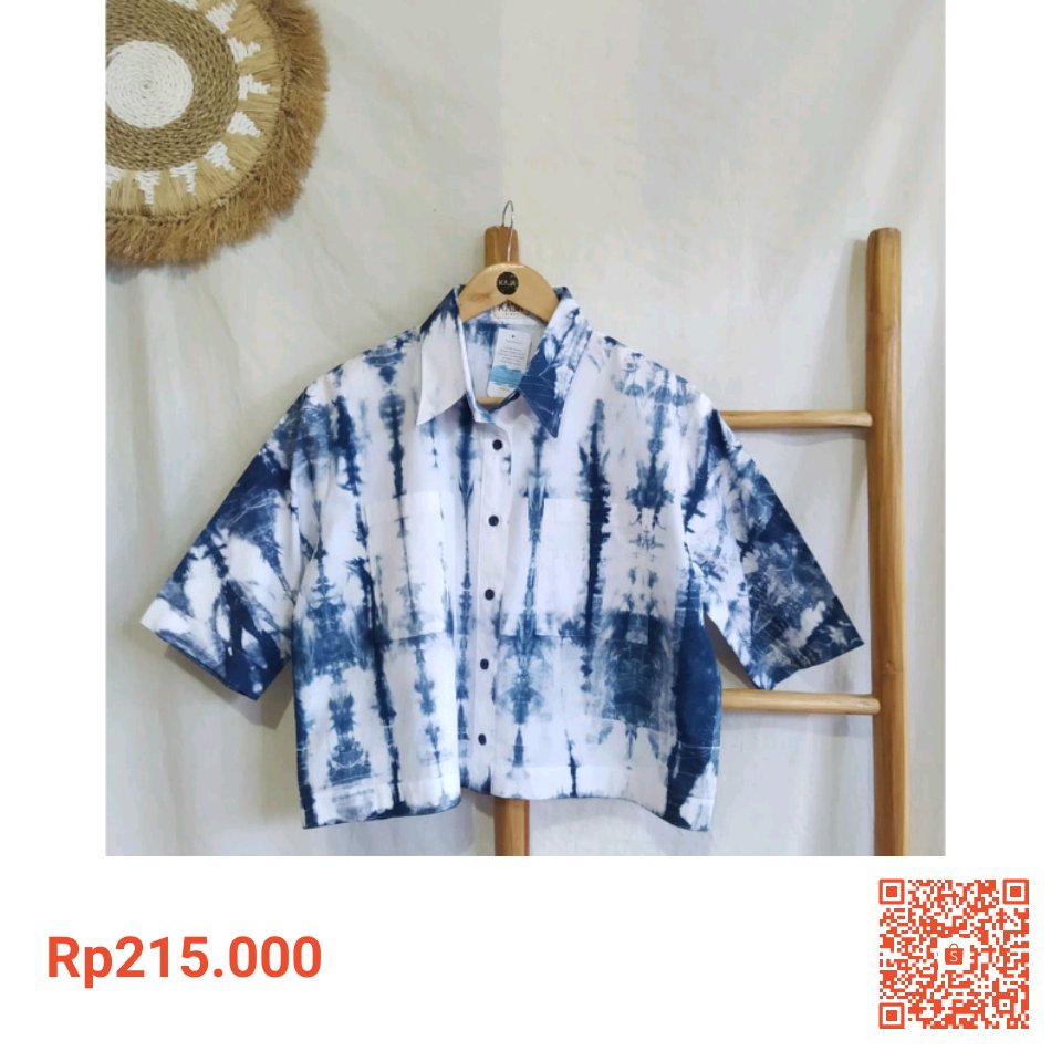Saya menjual Kaja Shibori - Blouse Wanita Crop Top Shibori Stripe Navy (Hala Crop 04) seharga Rp215.000. Dapatkan produk ini hanya di Shopee! shope.ee/1AnvpqQNBg?sha… #ShopeeID