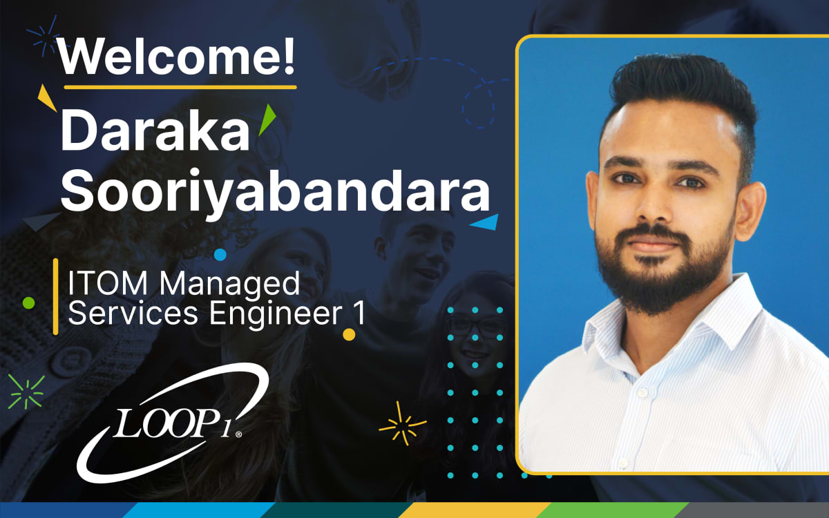 JayamannaArosh's tweet image. Join us in welcoming Daraka Sooriyabandara. He joins the Loop1 team as an &quot;ITOM Managed Services Engineer1&quot;. It’s great to have you onboard!

#loop1 #welcomeonboard #managedservices #team #ITOM #L1M3 #loopster #careers #knowwhatsnext