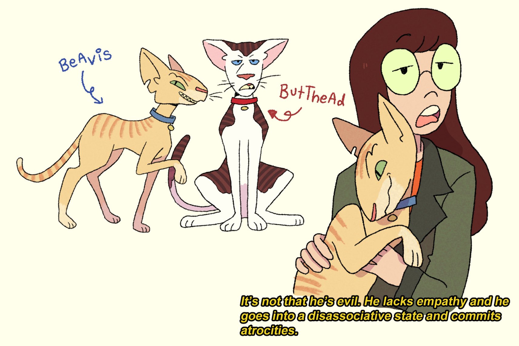 Dani (read Cat Girl) on Twitter "don’t mind her, her cat has an alter