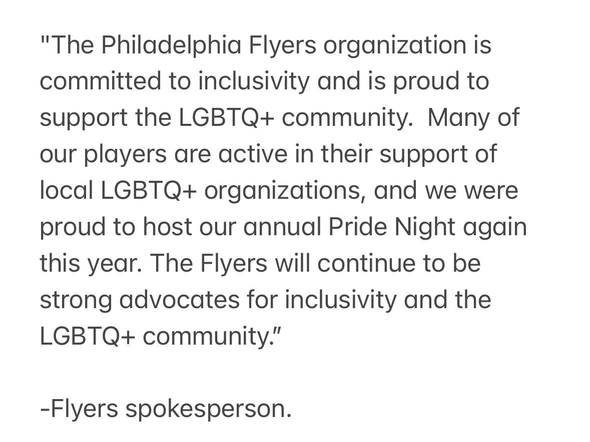 Flyers' Ivan Provorov shows why Pride Nights aren't enough - Outsports