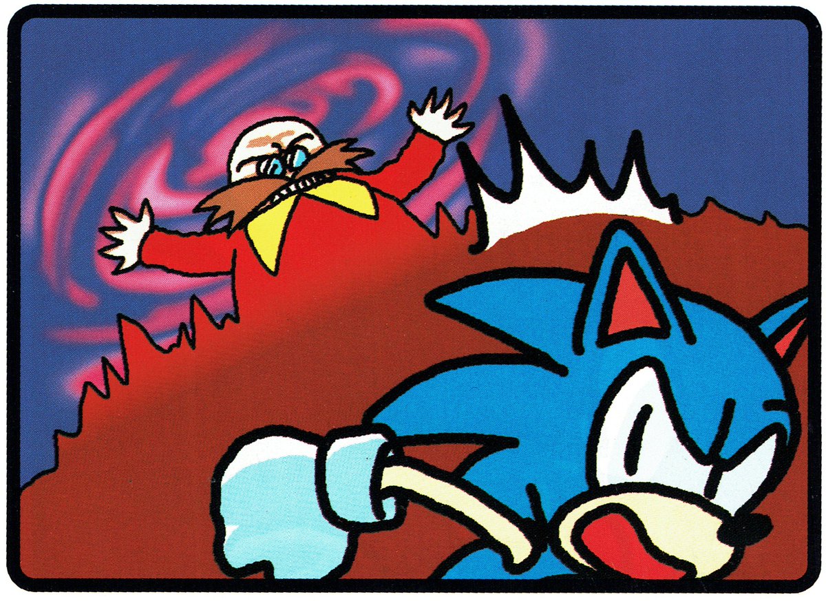 Daily Sonic Art on Twitter "Plot artwork (Sonic Blast, 1996)"