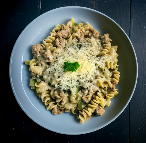 BoredAndNibbley's tweet photo. A.I. Fusilli pasta, turkey, basil, cabbage, one pot meal= perfect healthy dinner! #Foodie #Food #yummy #foodblogger https://t.co/u7LuQHQO0o