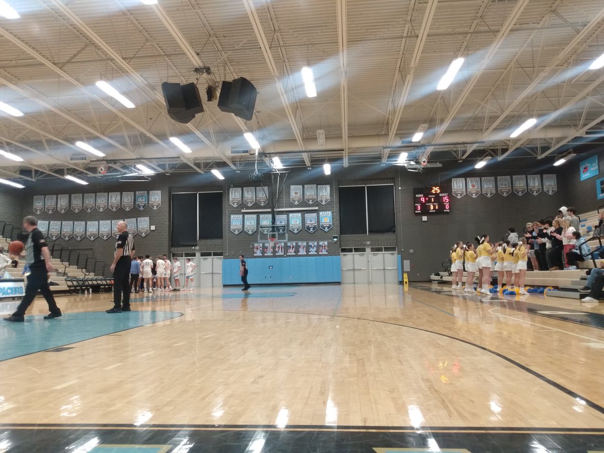 It is game time here at Lakeridge High School for tonight's Centennial at Lakeridge boys basketball game, the Pacers rolling into the contest at 8-5 and hoping to stay hot with Three Rivers League Play looming ahead. #opreps