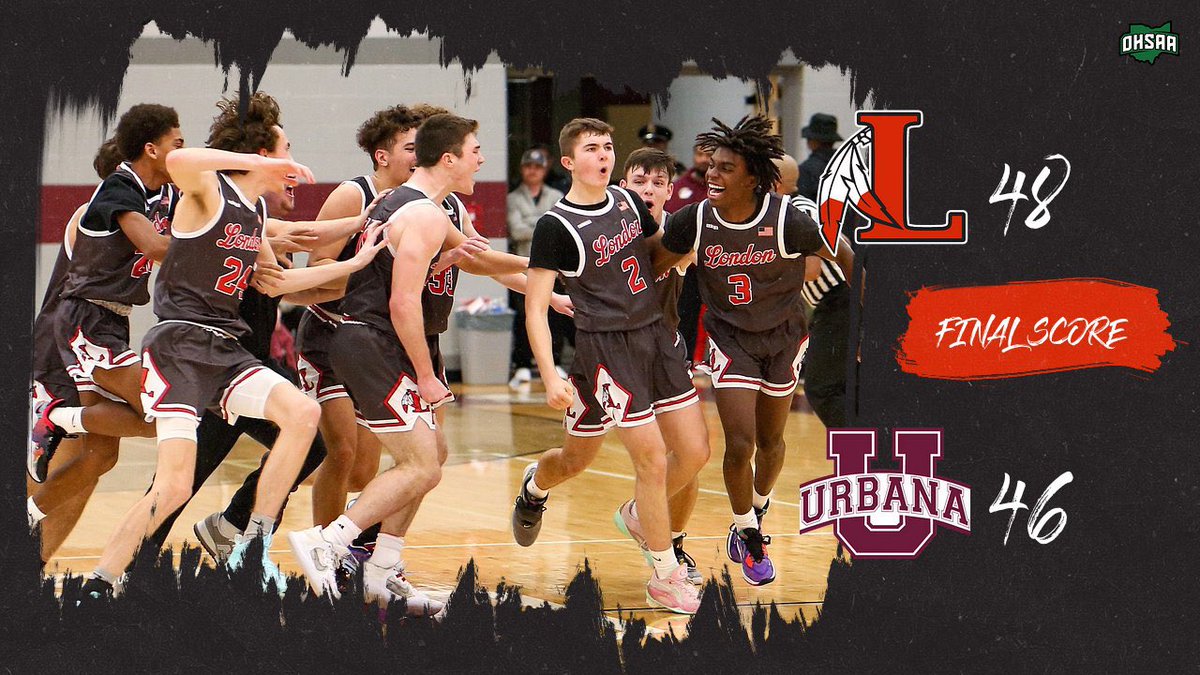 🏀 | 𝑩𝒐𝒚𝒔 𝑩𝒂𝒔𝒌𝒆𝒕𝒃𝒂𝒍𝒍 𝑭𝒊𝒏𝒂𝒍

Our varsity boys basketball team win a crossover-conference road game at the buzzer! 

<a href="/MGBrowning9/">Michael Browning</a>, <a href="/Mrs_Shaw1/">Carla Shaw</a>, <a href="/drloukramer/">Lou Kramer</a>, <a href="/CoachCut144/">Kyle Cutler</a>

#GoBigRed | #LondonAthletics