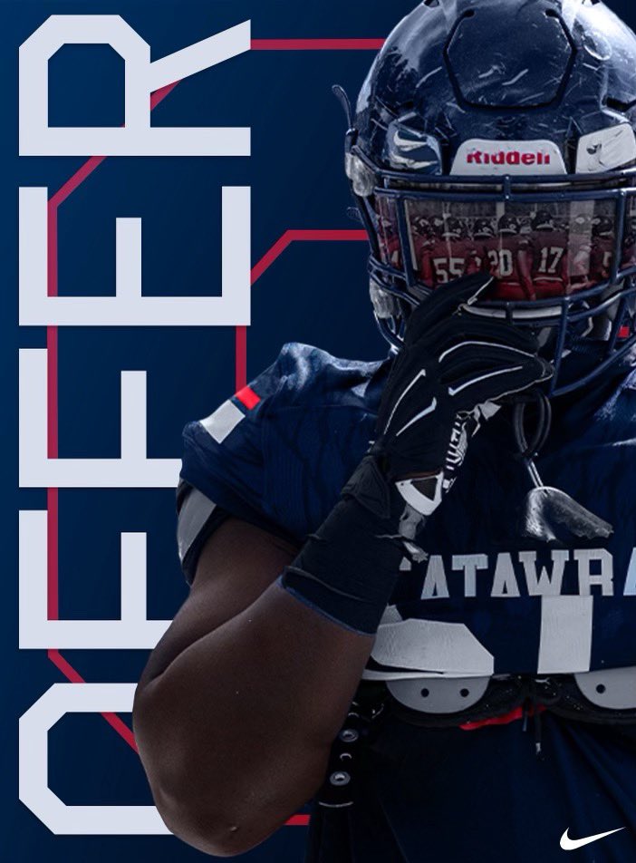 After a great talk with @CoachHubSMSU, I am blessed and excited to say I have received an offer from Catawba College!
