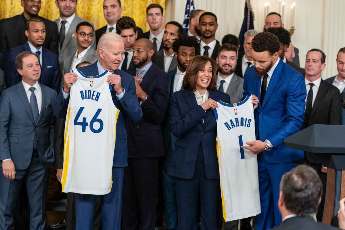 As a proud daughter of Oakland, it's always a good day when Dub Nation is at the White House—especially with a trophy in tow.