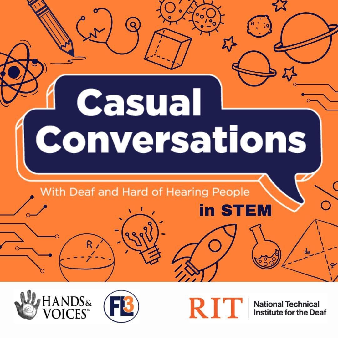 Hands & Voices, in partnership with a grant from RIT/NTID, created opportunities for Deaf/Hard of Hearing teens to connect with Deaf/Hard of Hearing adults working in the STEM field. 

Watch videos and find more STEM resources here: handsandvoices.org/dhh-stem/