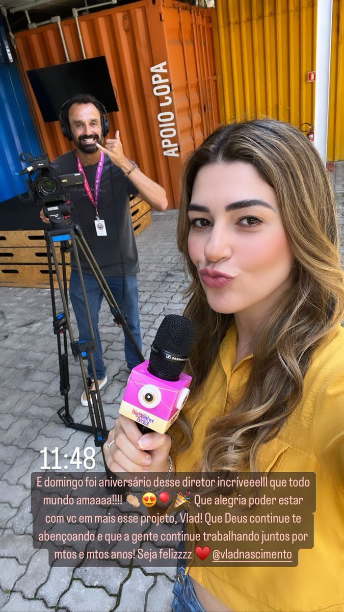 DailyAmorim's tweet photo. Bastidores do #FlashBBB 💛

📲| Vívian Amorim via Instagram Stories https://t.co/ozlTy0hsUi