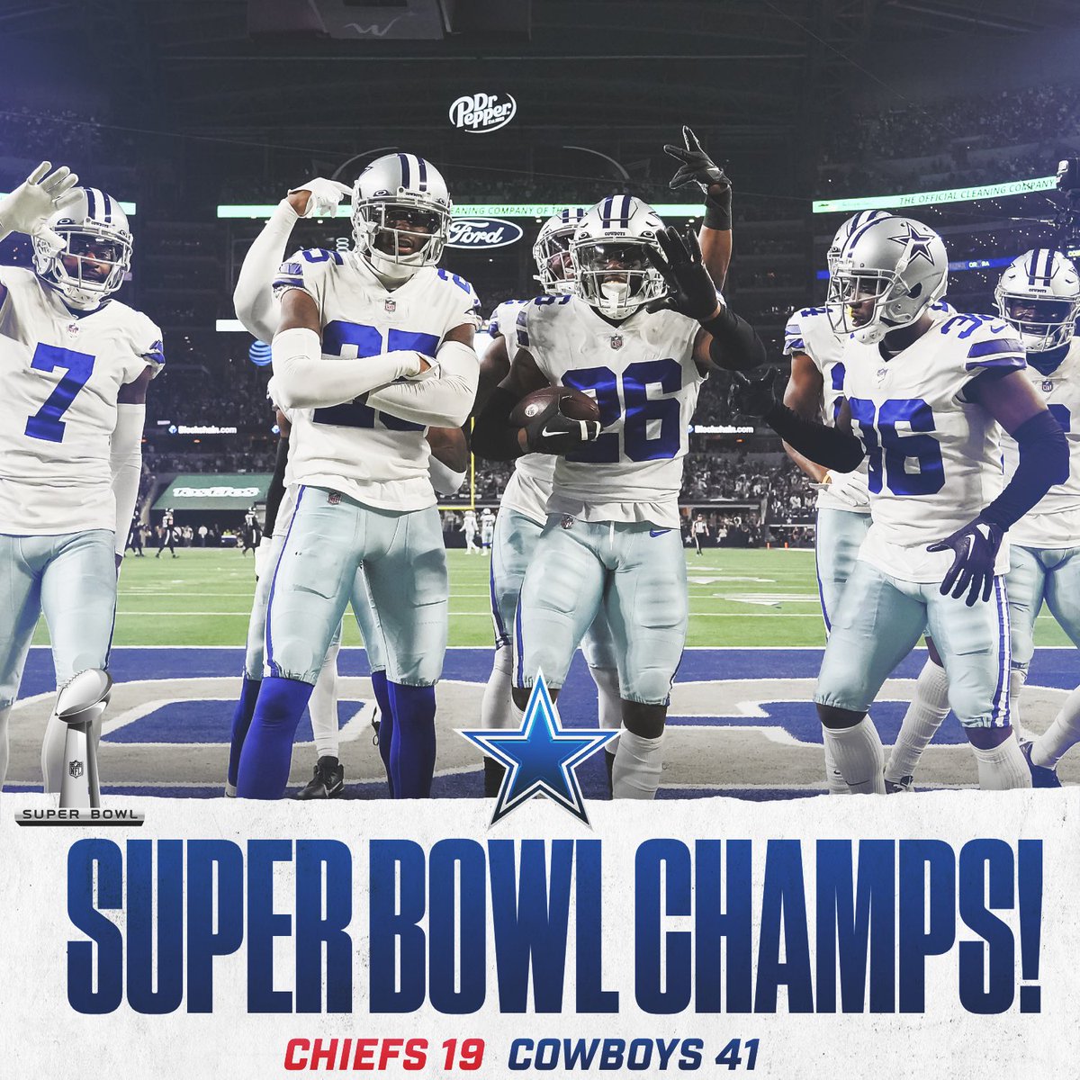 Inferno_Madden's tweet photo. Shocker: Gucci and the Dallas Cowboys dominates over the Kansas City Chiefs to win Super Bowl 57‼️ Unbelievable. 
-
-
#Franchise // #PS5 // #Madden23 https://t.co/VwoKDrXM0X