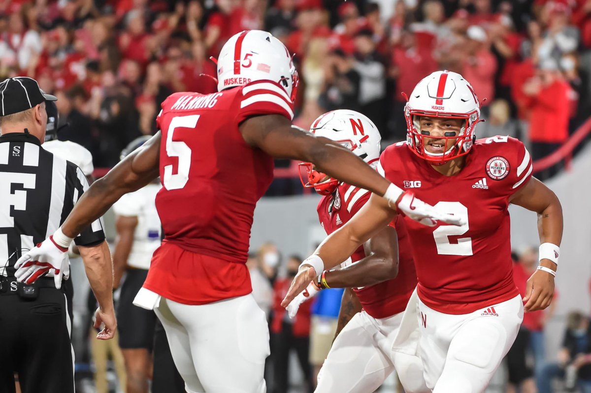 #AGTG After a great conversation with @CoachMattRhule I am extremely blessed to say that I have received an offer from the University of Nebraska!!!❤️🤍 @Martin_Football @BobWager31 @CoachCagle13 #GBR