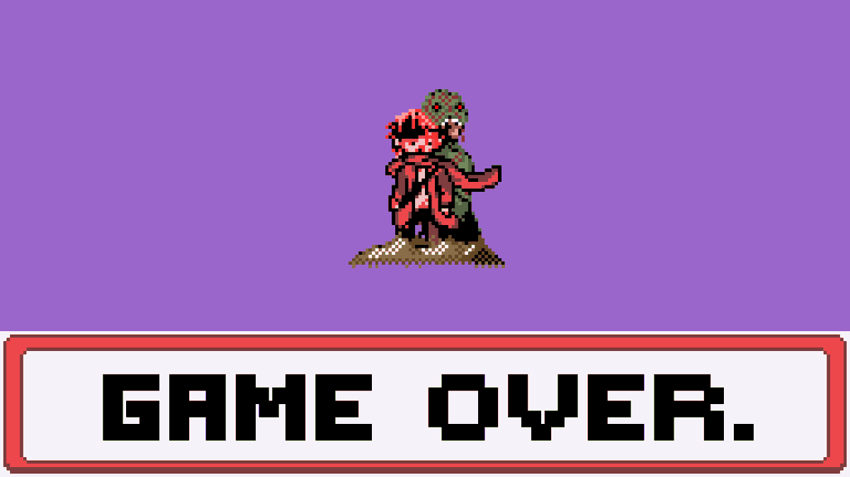 CreepypastaProf's tweet photo. Here's a new screenshot for the Game Over screen in my game, Buried Alive - Reimagined. I'm another step closer to making an actual full Creepypasta game remake in MonTamer Maker. My dad would've been so proud of me. 😄
#gamedev #gamedevelopment #GameMaker #creepypasta #monmae https://t.co/Sb20vwrfHV
