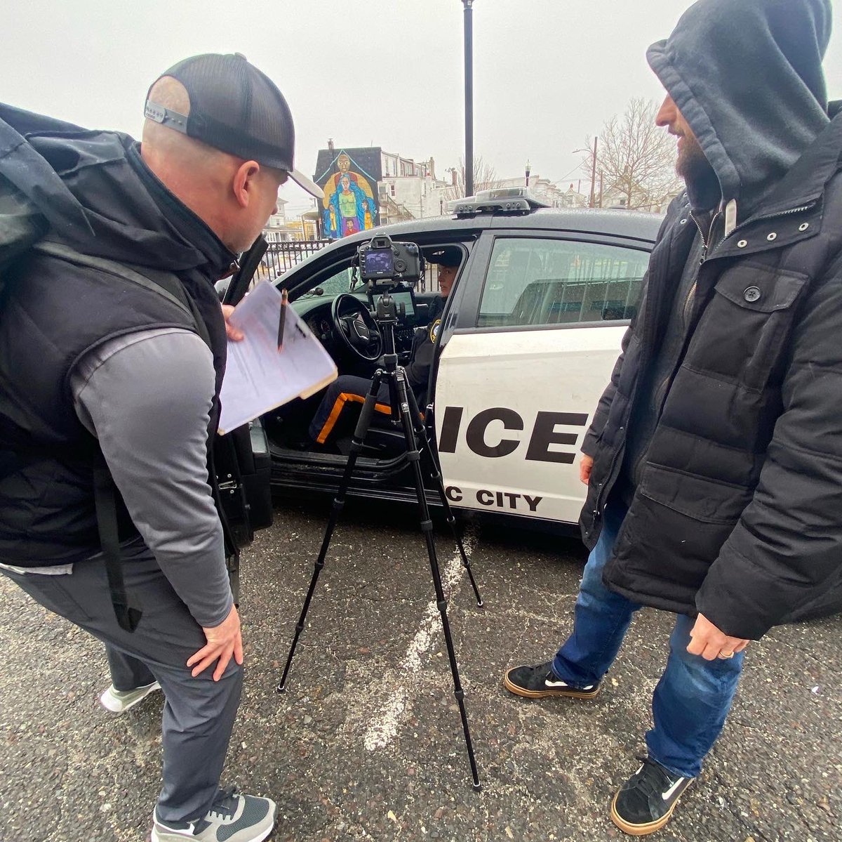 idealabmktg's tweet photo. Behind the scenes peek at our photo shoot for @prophoenixcorp on location at @AtlanticCityPD and @officialACFD. Many thanks to all who protect and serve! 🚨🇺🇸

🎬: @Jay_Winkler 
📸: @maxwellreil 

#brandingagency
#digitaladvertising
#jerseystrong
#lawenforcement
#photoshoot https://t.co/95J6rKgtxm
