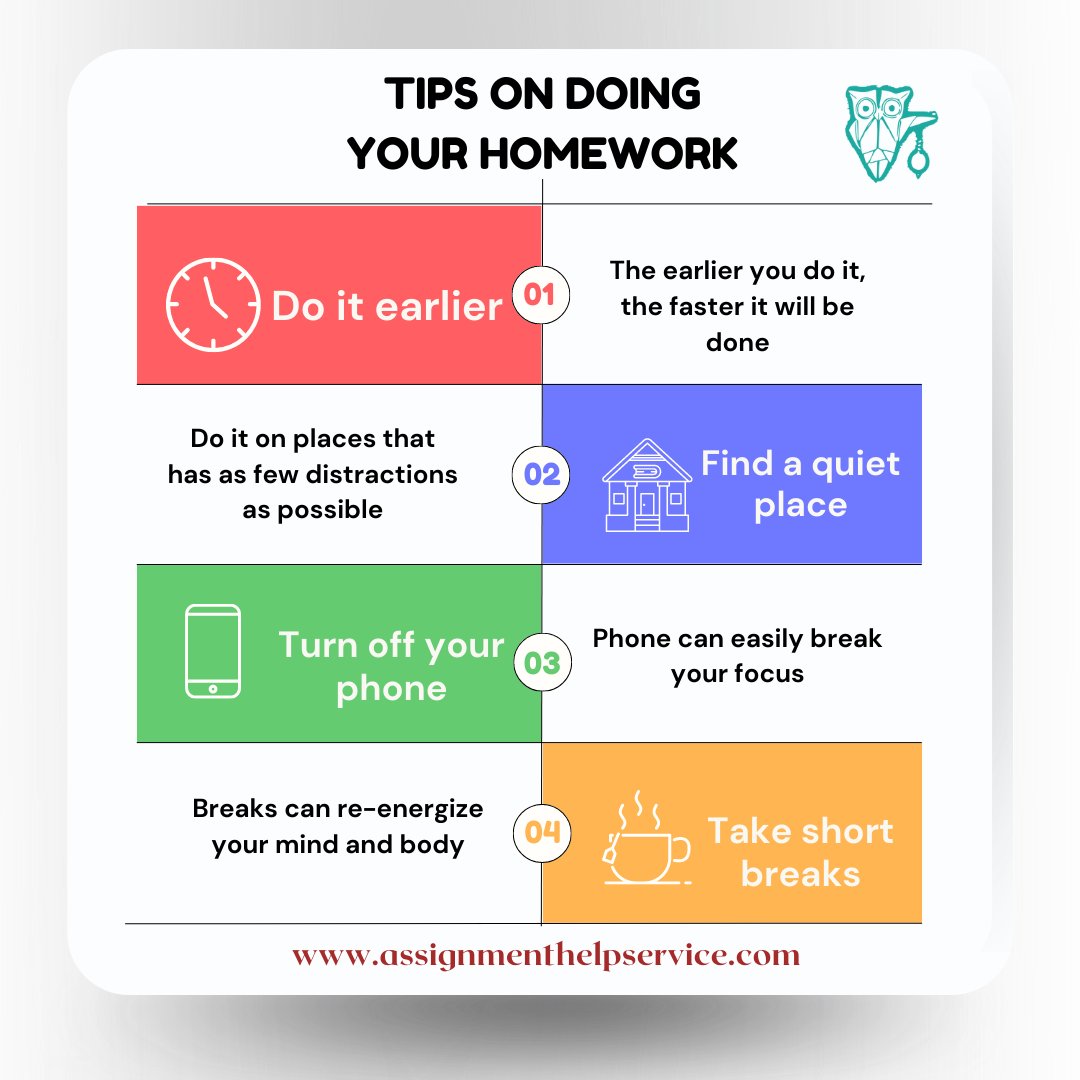 Struggling to complete your homework on time? Opt for effective tips from professionals and finish your homework with authenticity.
#assignmenthelpservice #homeworkhelp #homeworkhelper #homeworkhelponline #effectivehomeworktips #homeworkexpert