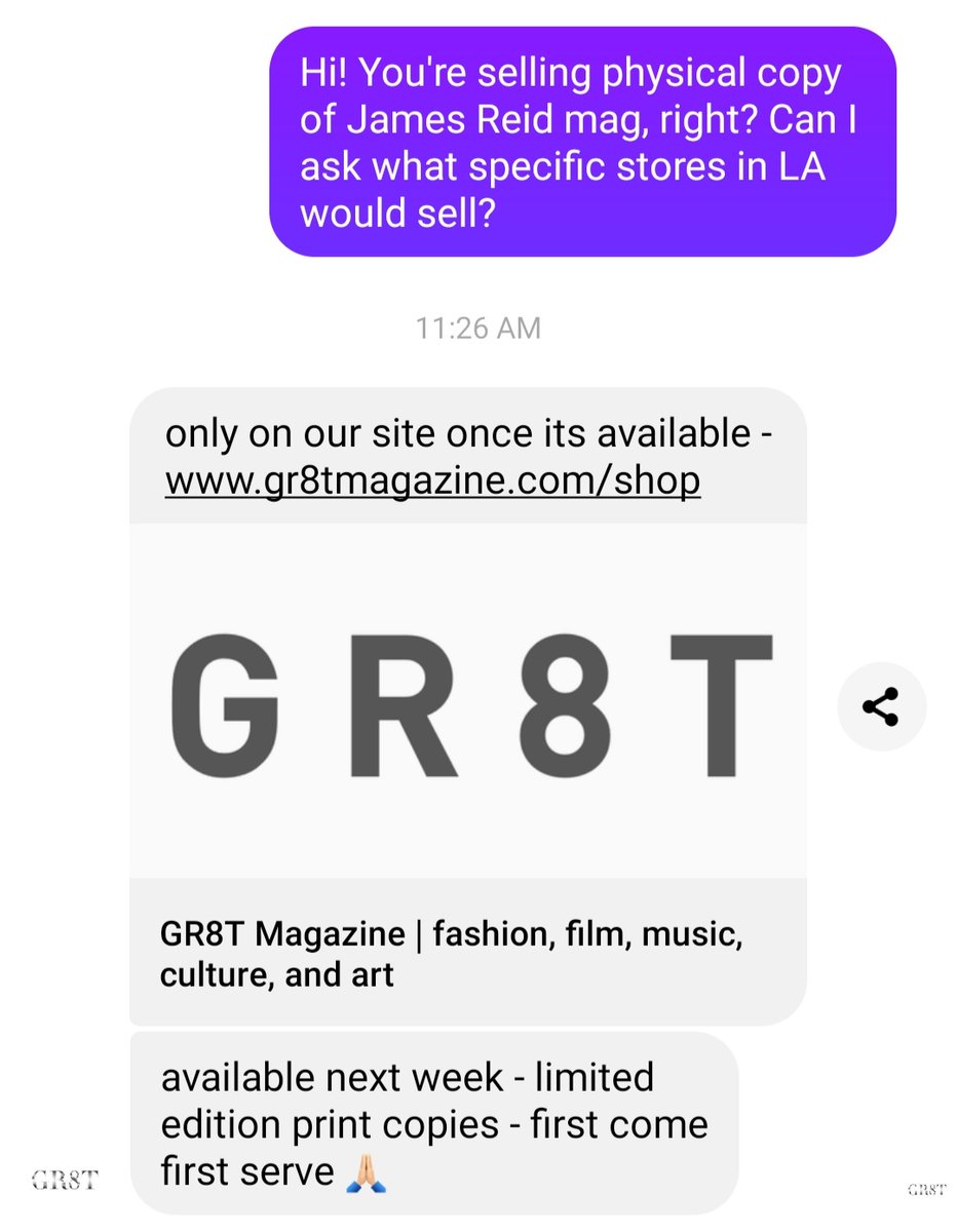 Fyi, in case anyone wants to get James' GR8T Magazine cover 😁.

#JamesReid | James Reid
#TransparentArts #CarelessMusic