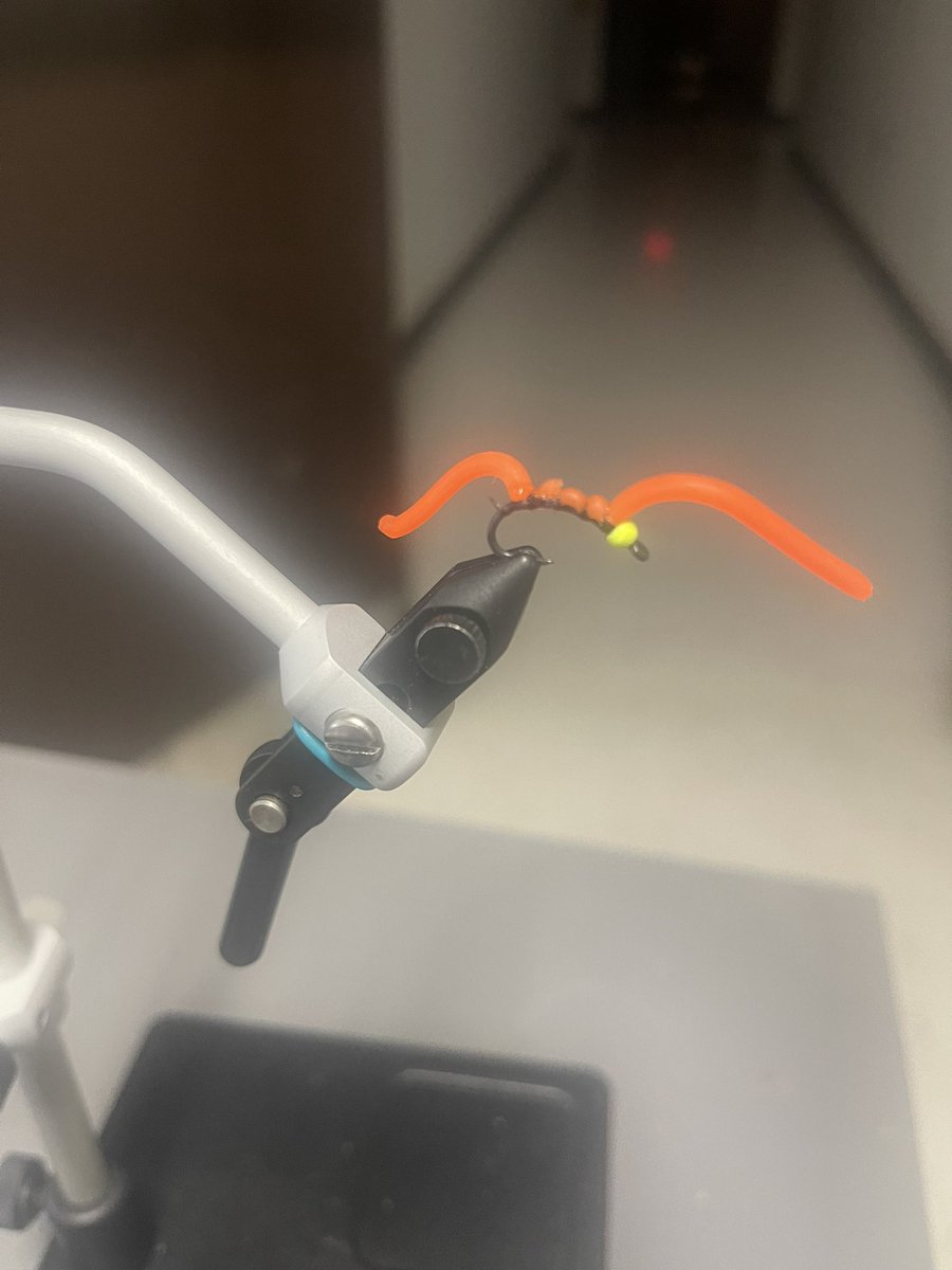 JonnyGross50's tweet photo. Fly tying squiggly worms!!!  #flytying https://t.co/1oCOLbnfFL